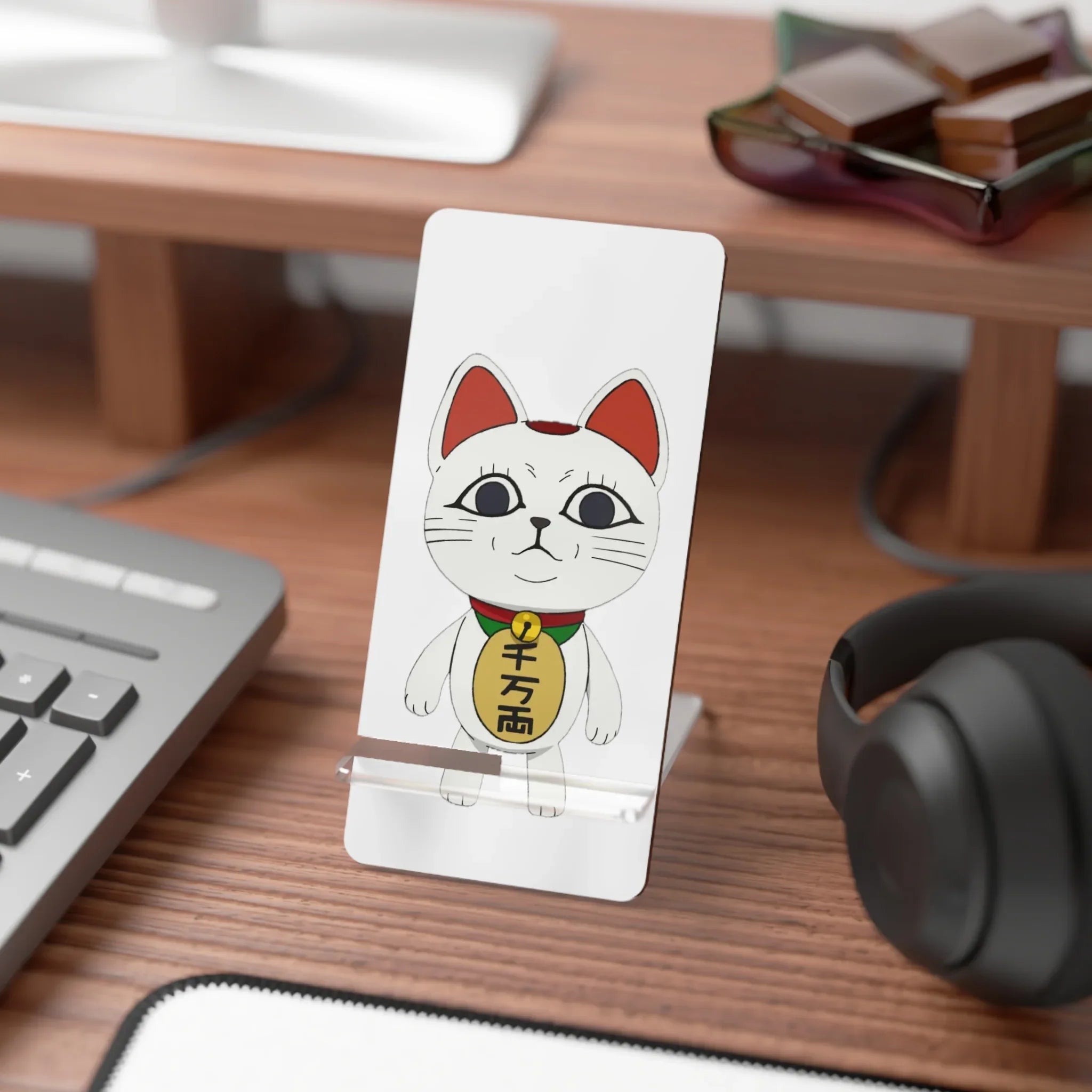 Maneki Neko Acrylic Phone Stand - Dattebayo Online Store 