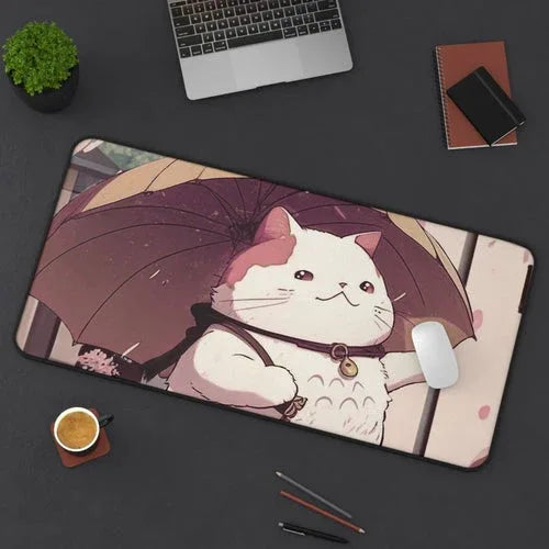 Anime Cat Desk Mat - Dattebayo Online Store 