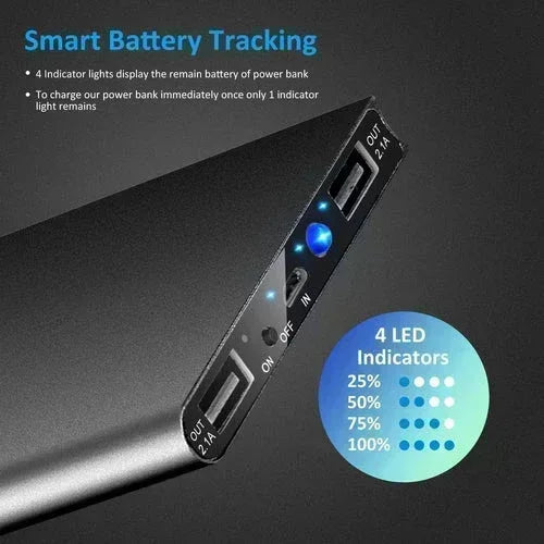 20000mAh Ultra-Thin Power Bank - Dattebayo Online Store 