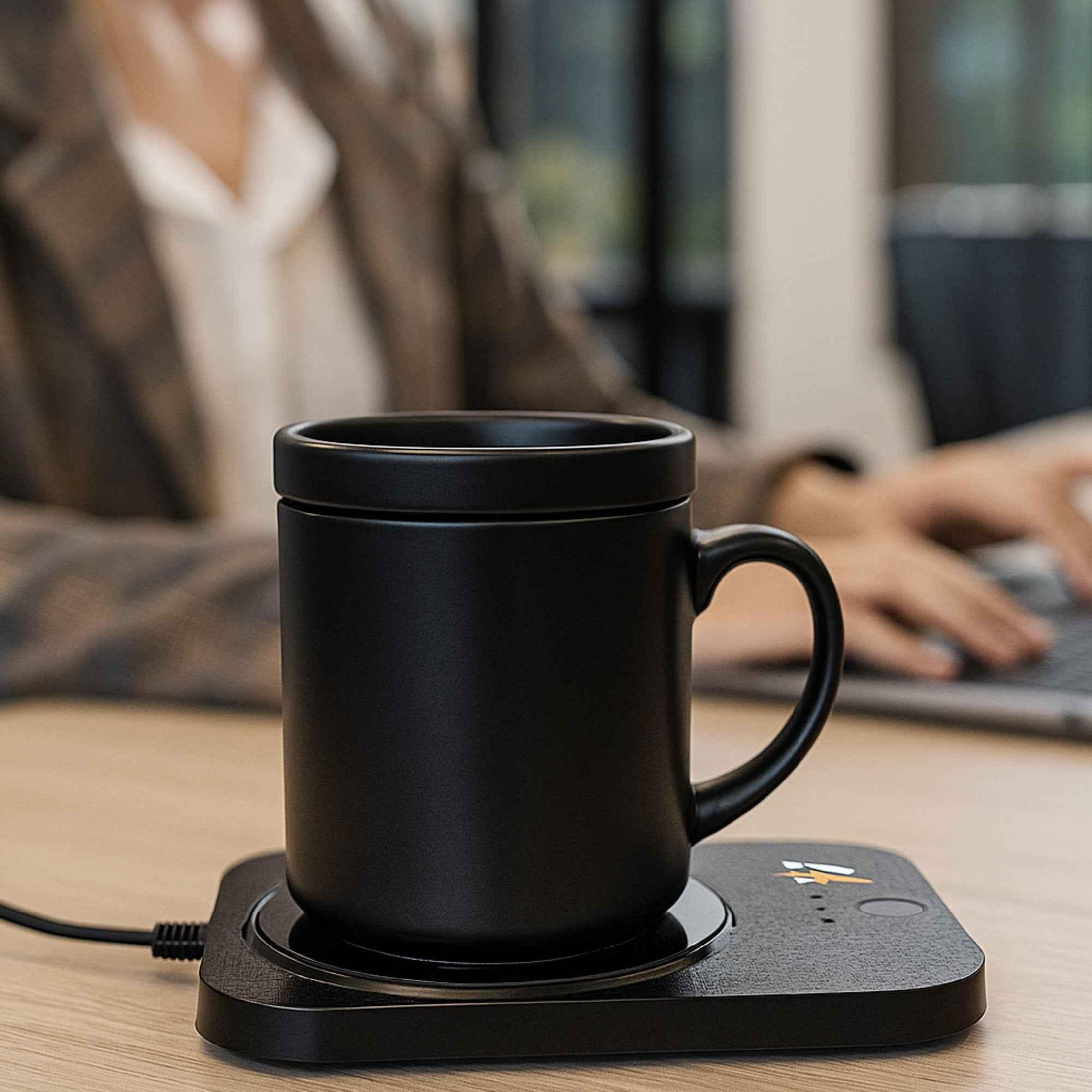 Sip & Charge 2-in-1 Wireless Charger & Mug Warmer - Dattebayo Online Store 