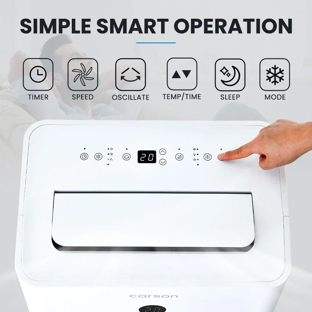 NNEMB 3.5kW Portable Air Conditioner, with Dehumidifier Mode & Fan Cooler - Dattebayo Online Store 