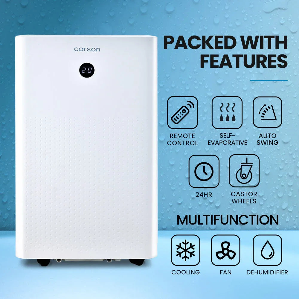 NNEMB 3.5kW Portable Air Conditioner, with Dehumidifier Mode & Fan Cooler - Dattebayo Online Store 