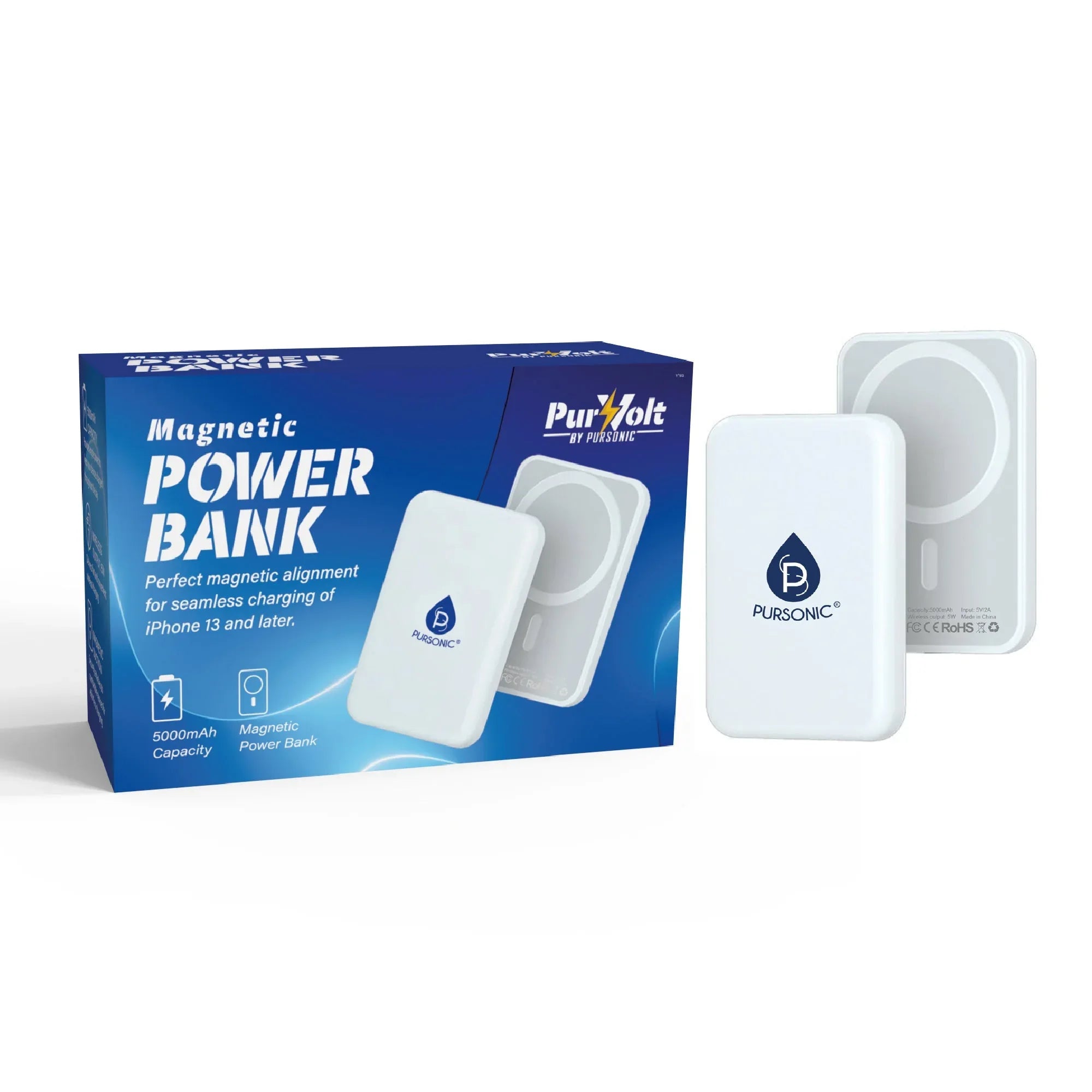 Magnetic Wireless Power Bank - Dattebayo Online Store 