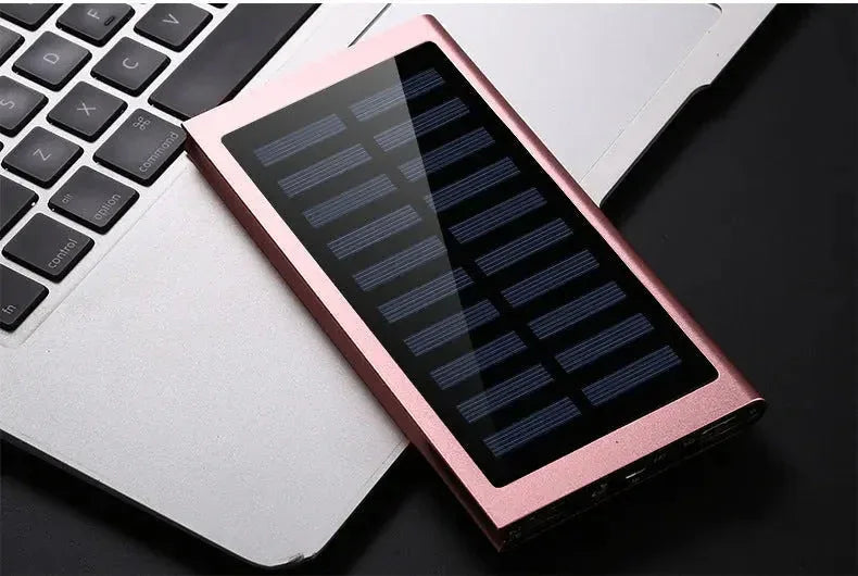 Portable 20000mAh Solar Power Bank - Dattebayo Online Store 