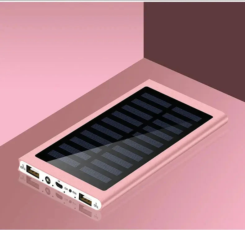 Portable 20000mAh Solar Power Bank - Dattebayo Online Store 