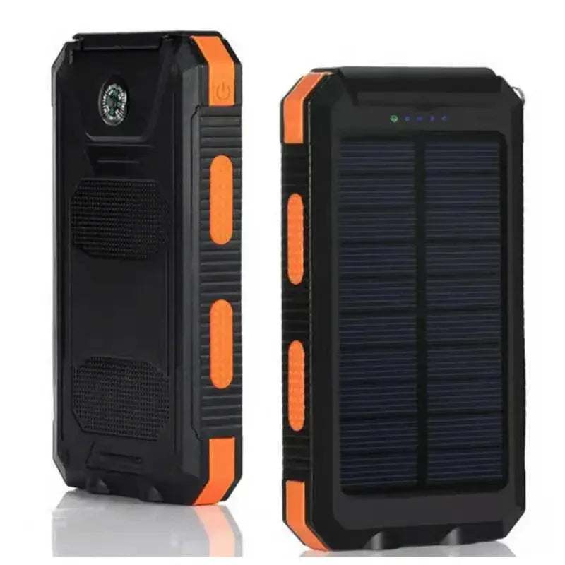 Portable Waterproof 20000mah Solar Power Bank - Dattebayo Online Store 