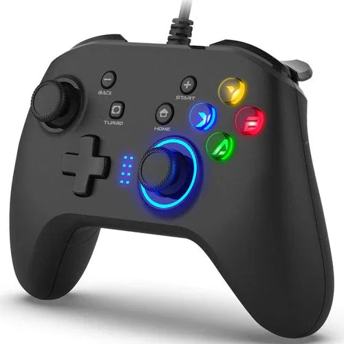 Wired Gaming Controller Joystick Gamepad with Dual-Vibration - Dattebayo Online Store 