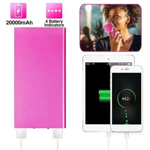 20000mAh Ultra-Thin Power Bank - Dattebayo Online Store 