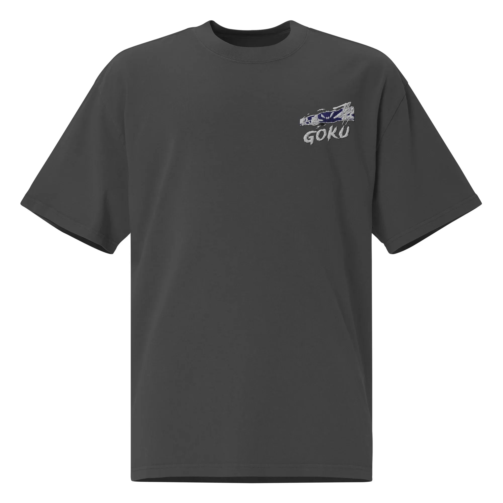 Goku Embroidered T-Shirt - Dattebayo Online Store 