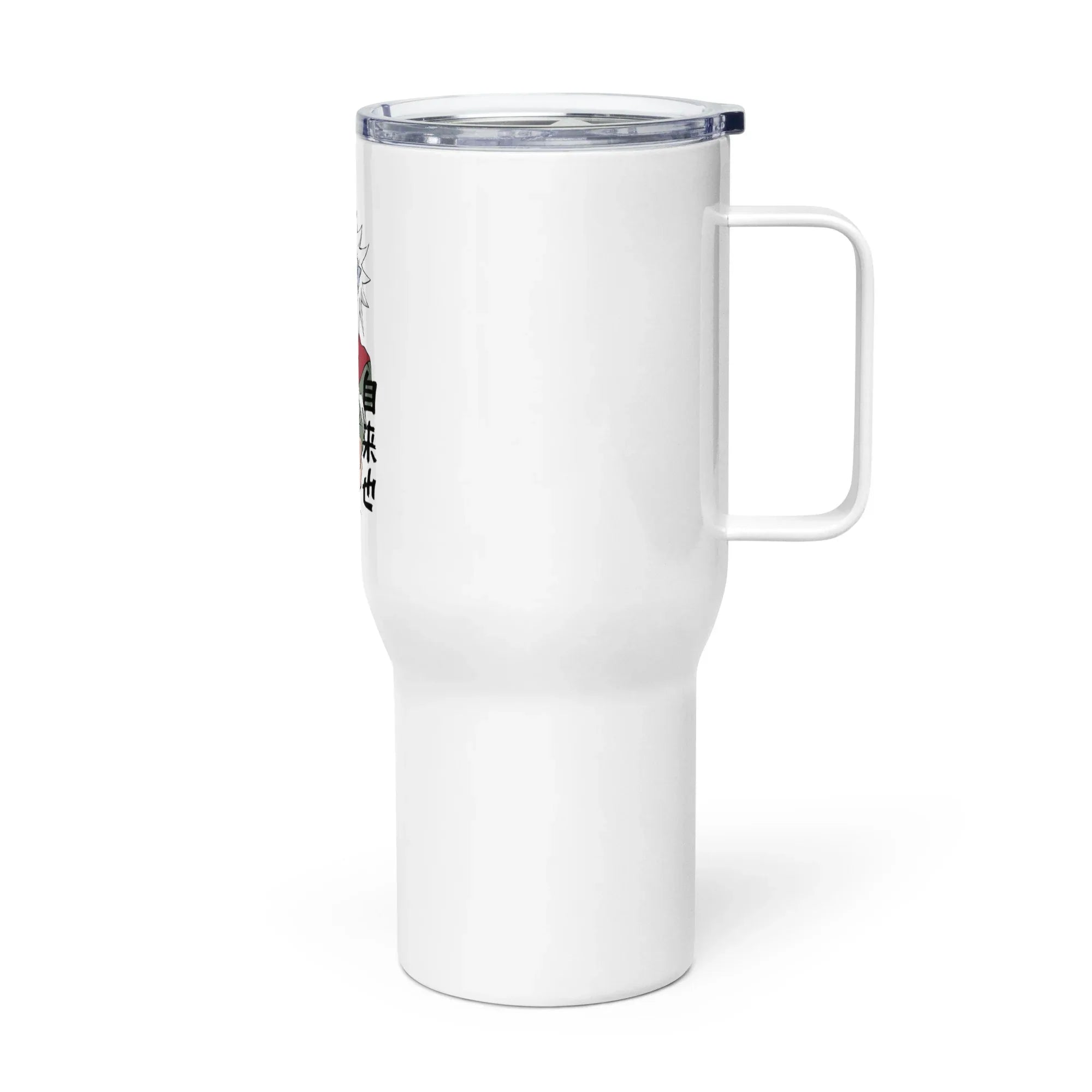 Jiraya travel mug with a handle - Dattebayo Online Store 
