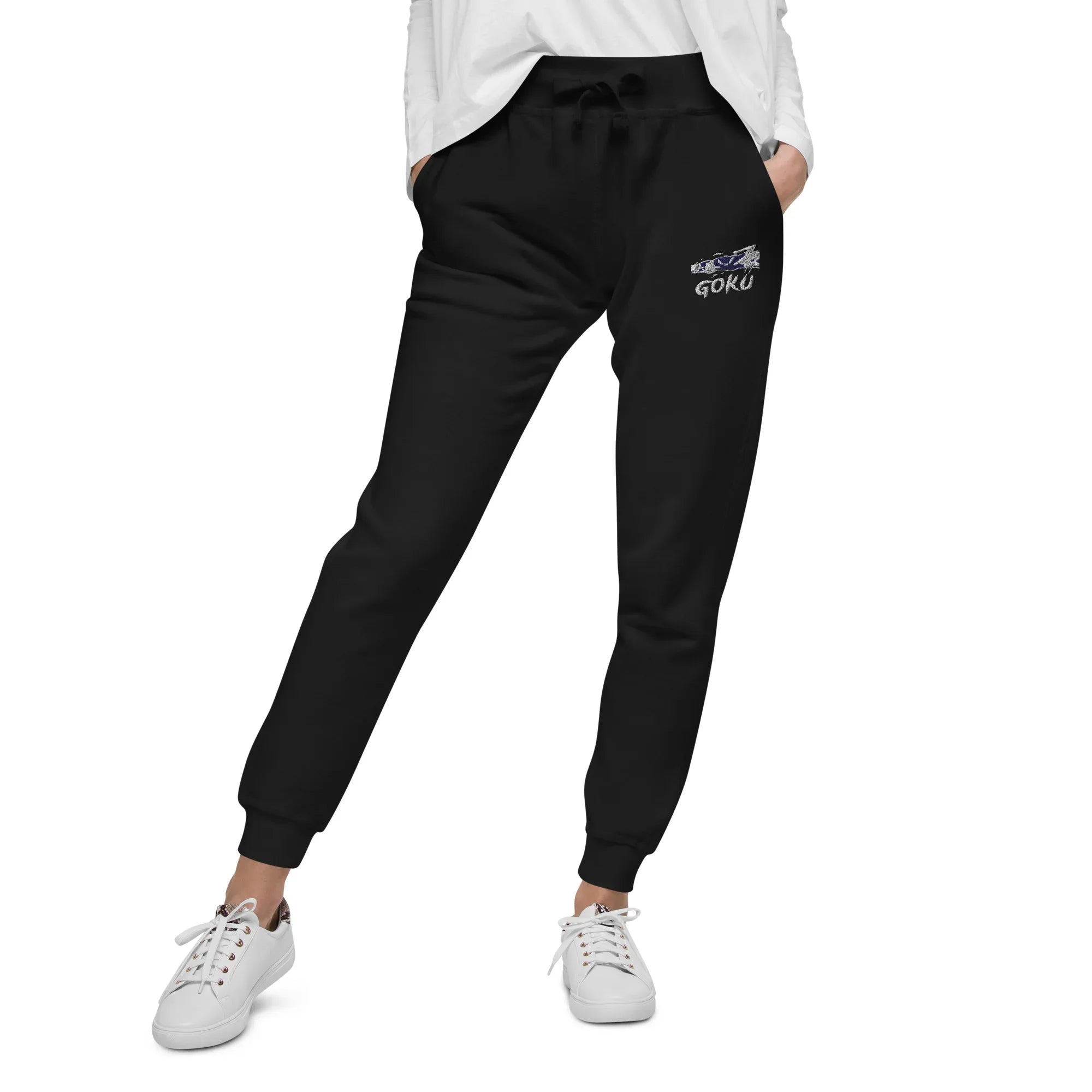 Goku Embroidered Sweatpants - Dattebayo Online Store 